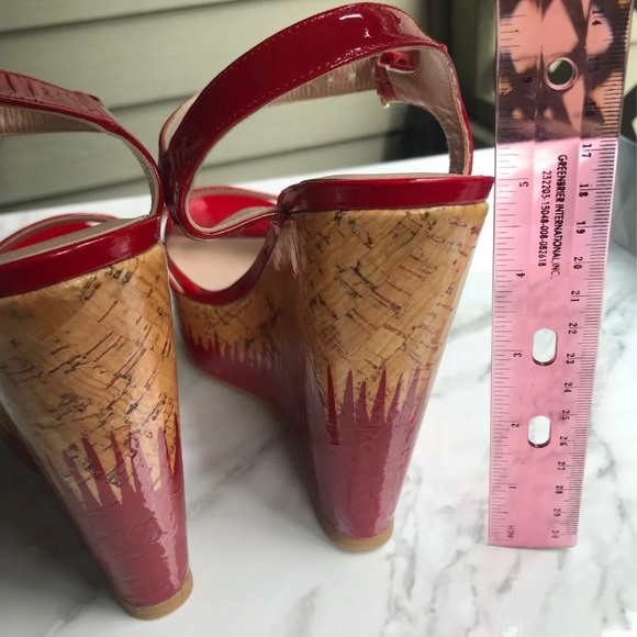 Stuart Weitzman wedge sling sandals - Picture 9 of 10